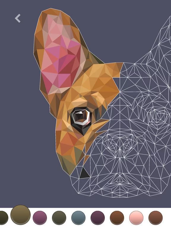 Изображение игры: PolyGO - LowPoly Coloring Book