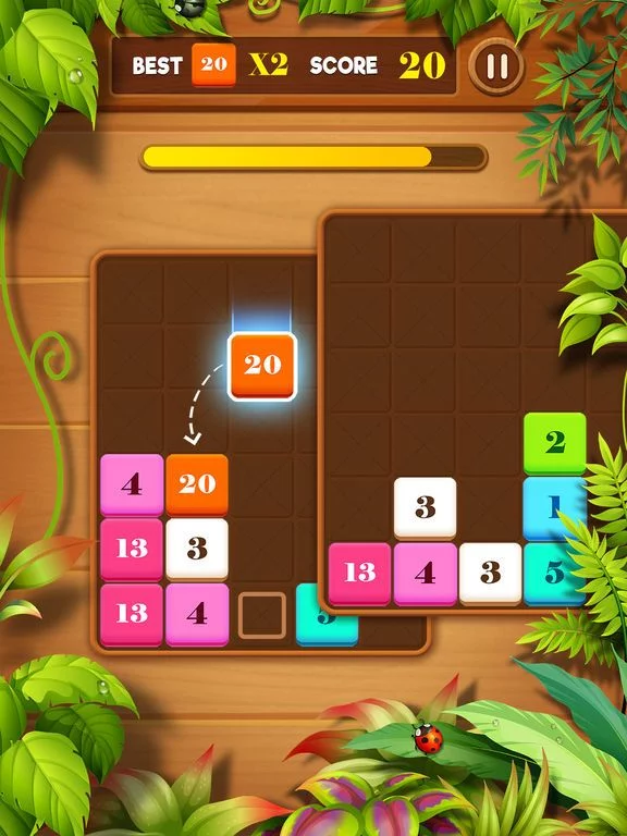 Изображение игры: Drag n Merge