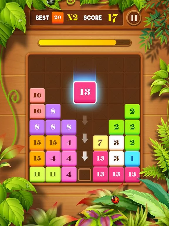 Изображение игры: Drag n Merge