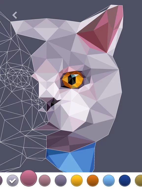 Изображение игры: PolyGO - LowPoly Coloring Book