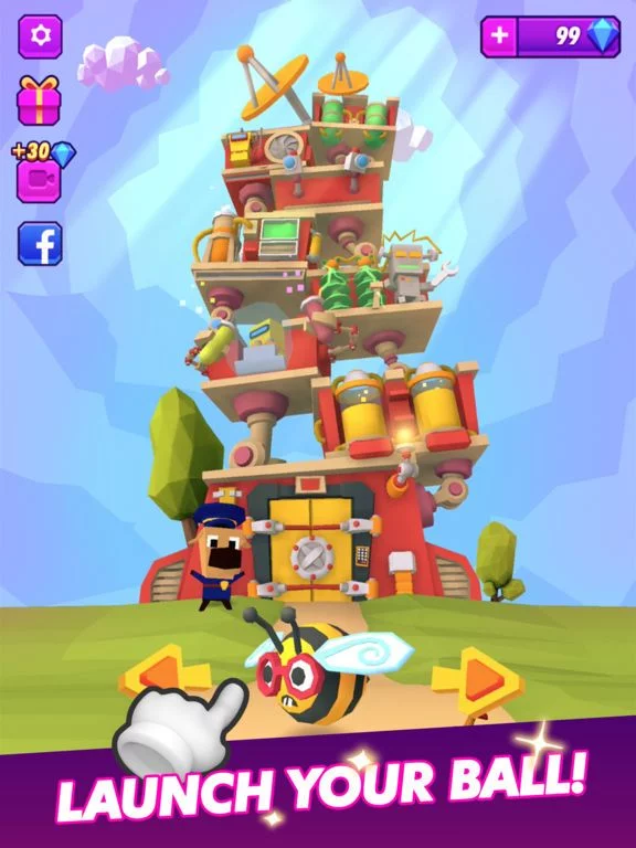 Изображение игры: DestroBall: Tap Tap Tap