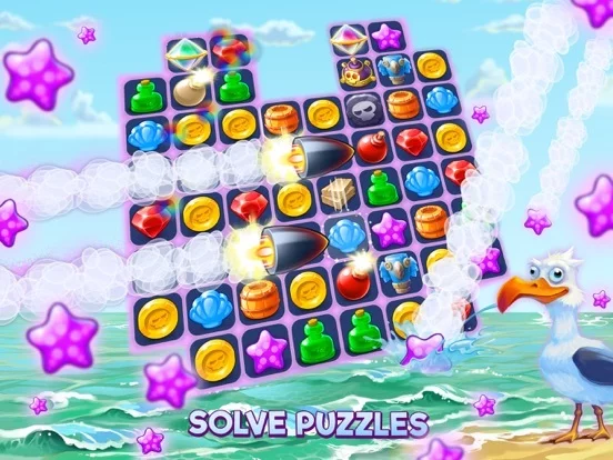 Изображение игры: Pirates & Pearls: Match 3 Game