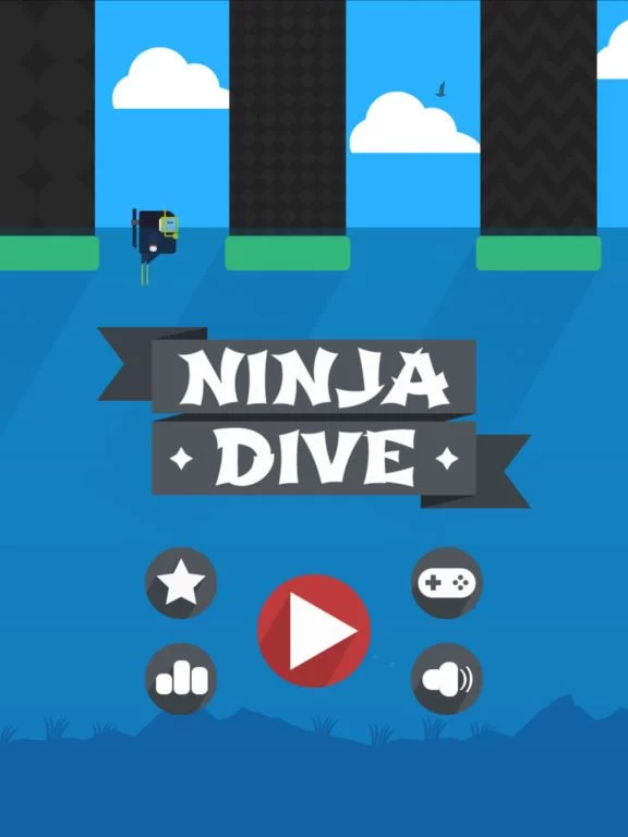 Изображение игры: Ninja Dive