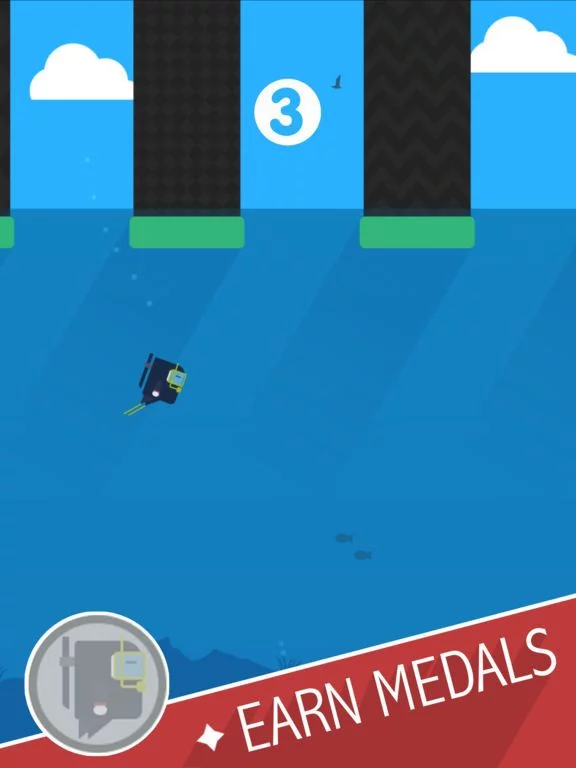 Изображение игры: Ninja Dive