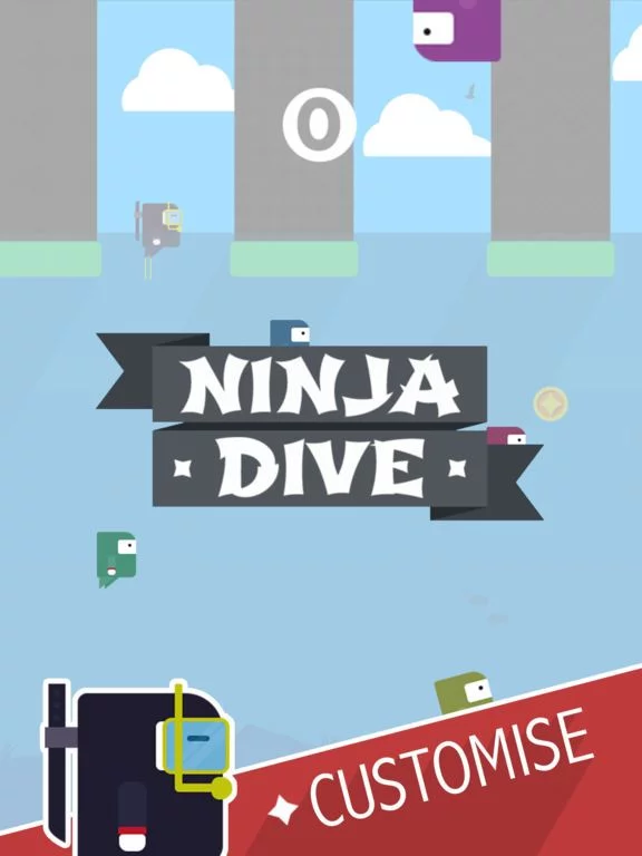 Изображение игры: Ninja Dive