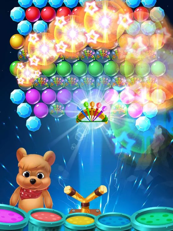 Изображение игры: Bubble Shooter Bear Pop