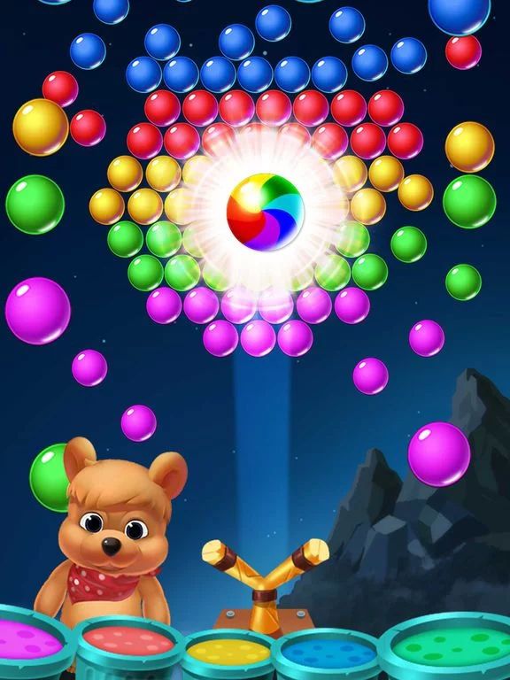 Изображение игры: Bubble Shooter Bear Pop