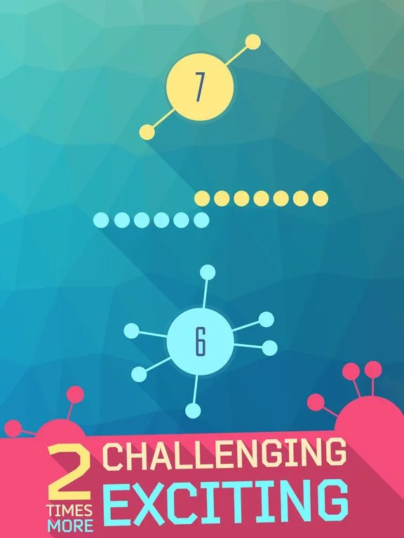 Изображение игры: 1200: Double Hit - Two Color Dots Addictive Puzzle
