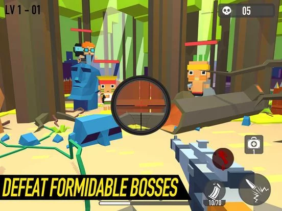 Изображение игры: Block Shooting Hero - Gun Game
