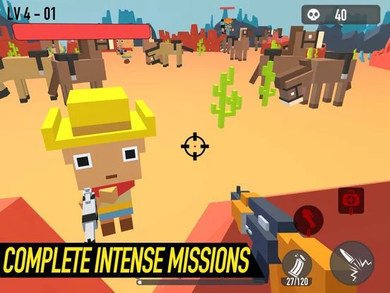Изображение игры: Block Shooting Hero - Gun Game