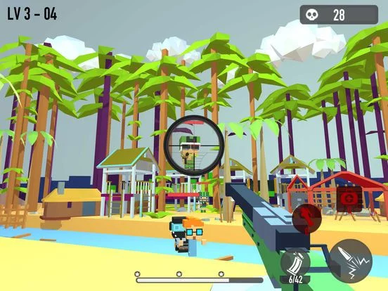 Изображение игры: Block Shooting Hero - Gun Game