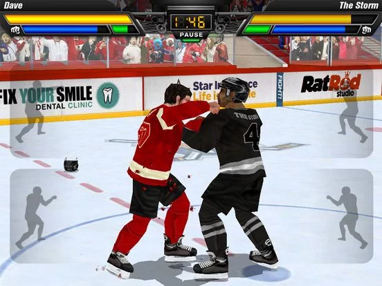 Изображение игры: Hockey Fight Lite