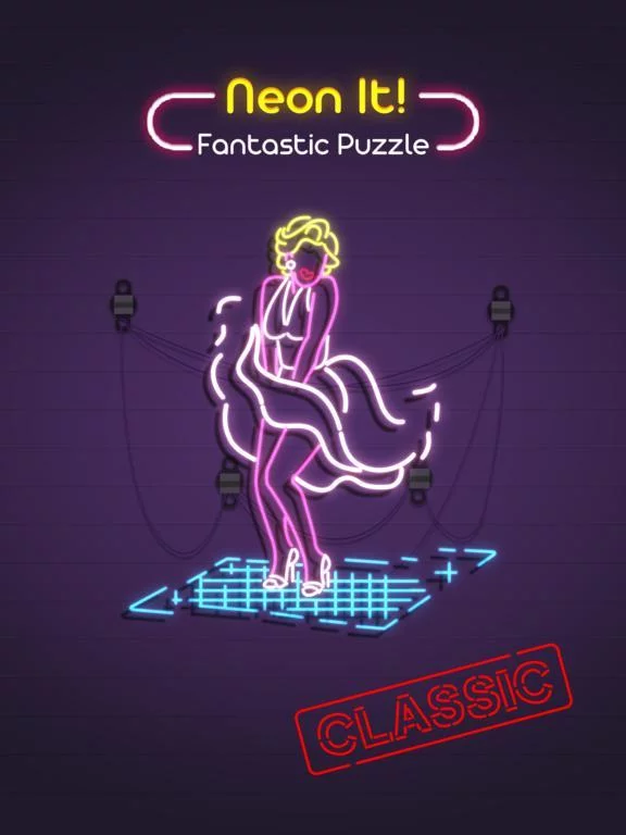 Изображение игры: Neon It! - Light Art Riddles