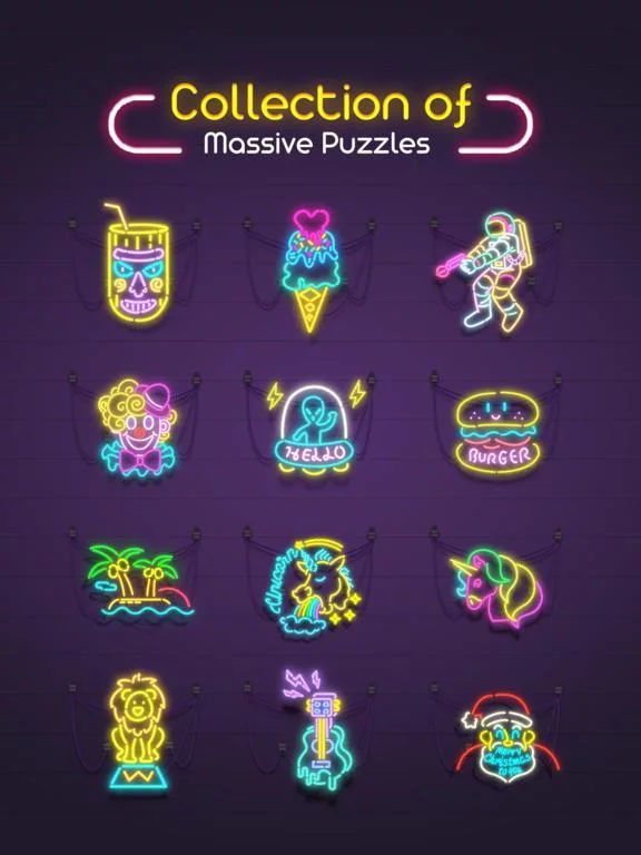 Изображение игры: Neon It! - Light Art Riddles
