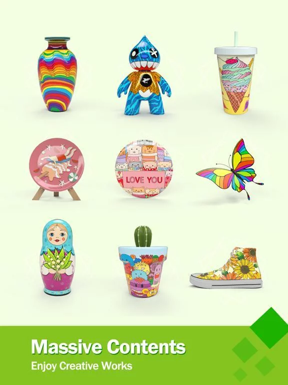 Изображение игры: Paint.ly 3D: Pottery Art Color