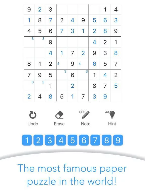 Изображение игры: Sudoku Classic Edition
