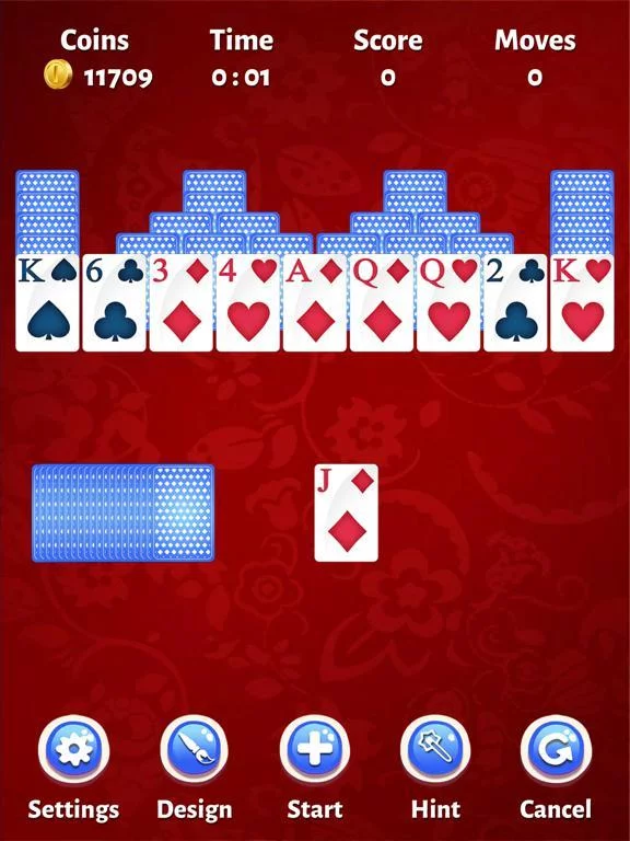 Изображение игры: TriPeaks - Solitaire