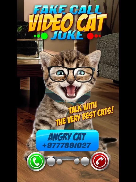 Изображение игры: Fake Call Video Cat Joke