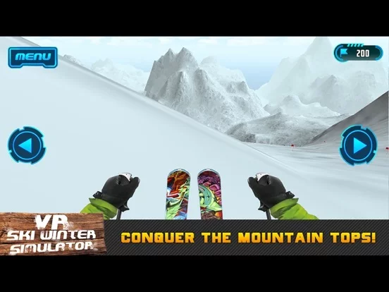 Изображение игры: VR Ski Winter Simulator