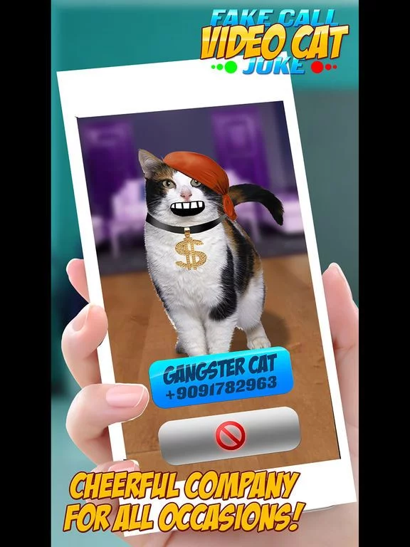 Изображение игры: Fake Call Video Cat Joke
