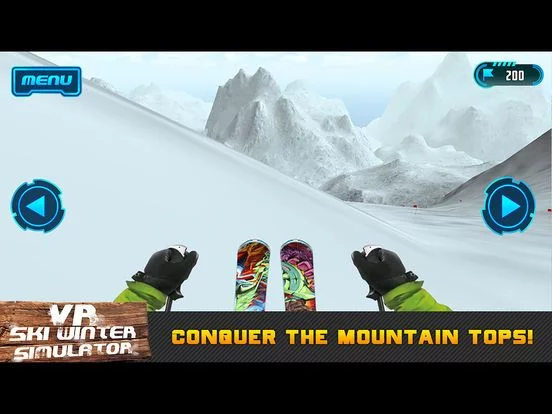 Изображение игры: VR Ski Winter Simulator