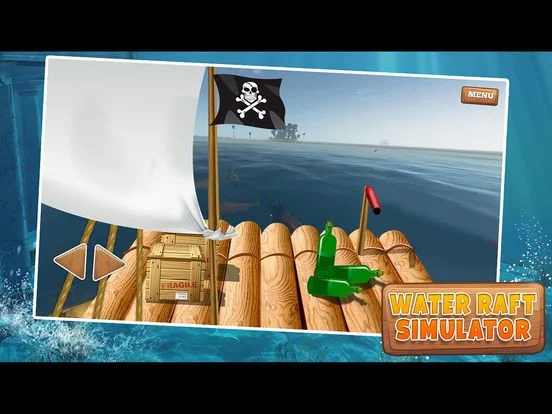 Изображение игры: Water Raft Simulator