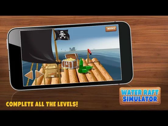 Изображение игры: Water Raft Simulator