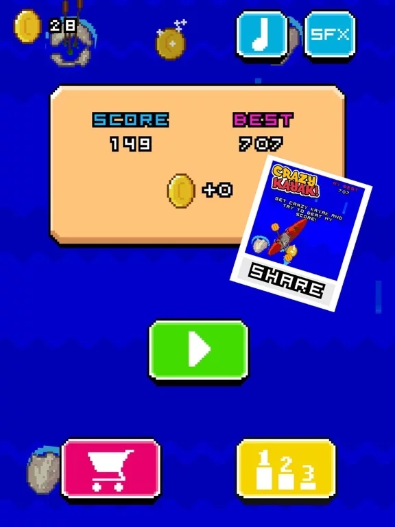 Изображение игры: Crazy Kayak