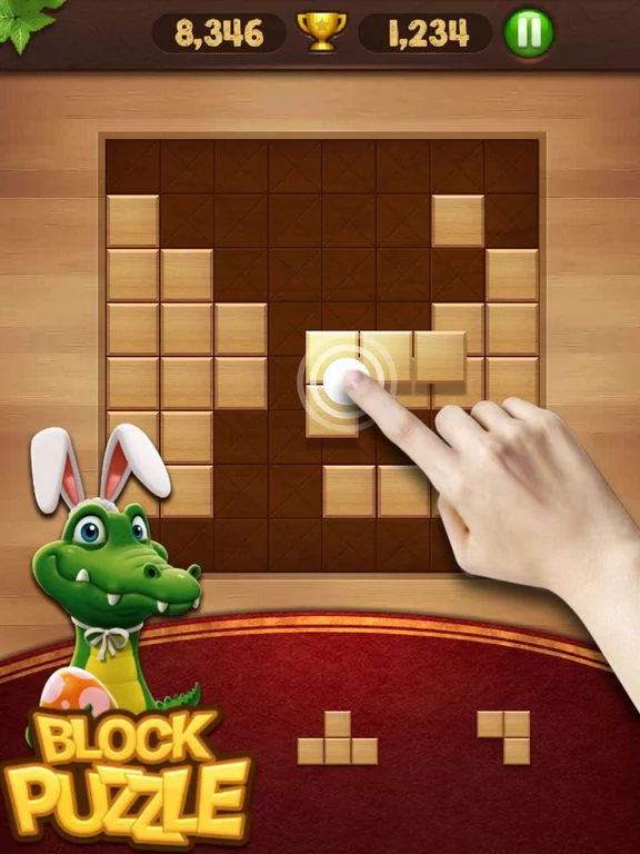 Изображение игры: Block Puzzle Wood