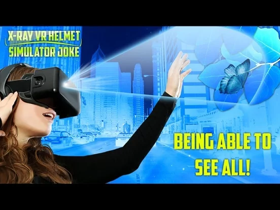 Изображение игры: X-Ray VR Helmet Simulator Joke