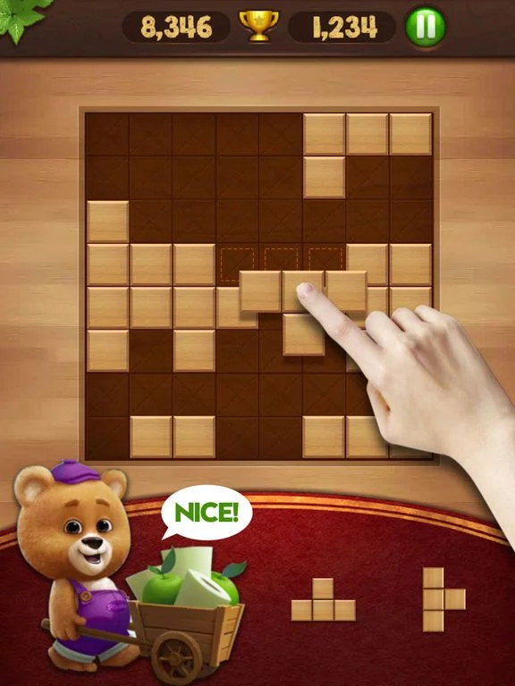 Изображение игры: Block Puzzle Wood