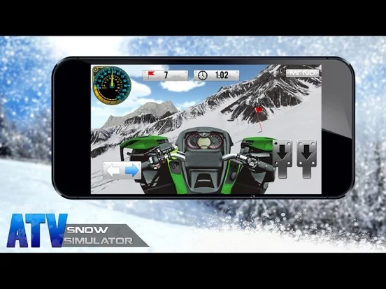 Изображение игры: ATV Snow Simulator