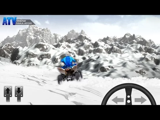 Изображение игры: ATV Snow Simulator
