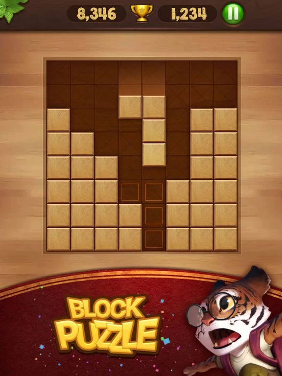 Изображение игры: Block Puzzle Wood