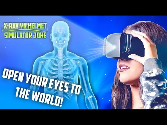 Изображение игры: X-Ray VR Helmet Simulator Joke