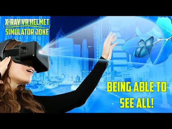 Изображение игры: X-Ray VR Helmet Simulator Joke
