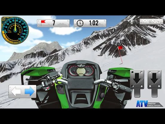 Изображение игры: ATV Snow Simulator