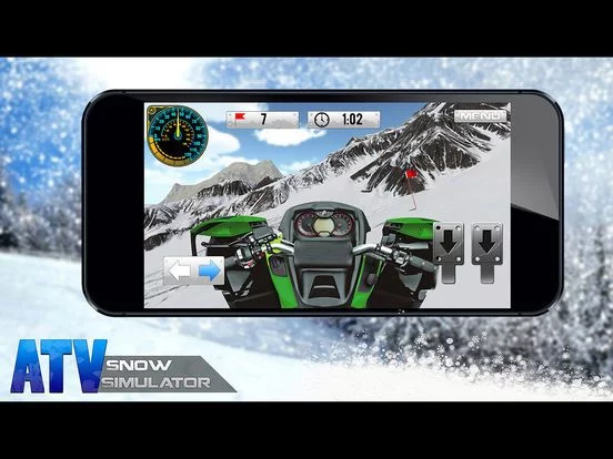 Изображение игры: ATV Snow Simulator