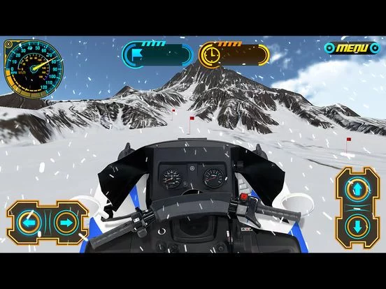 Изображение игры: Drive Snowmobile Simulator