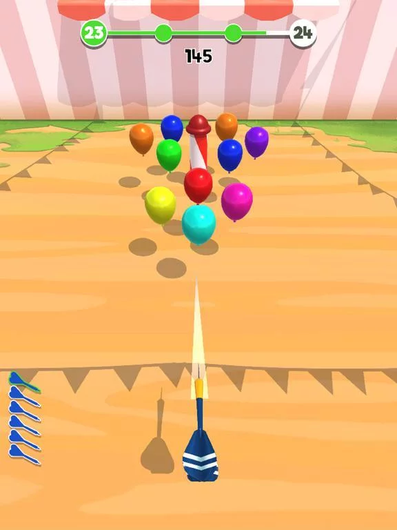Изображение игры: Darts vs Balloons