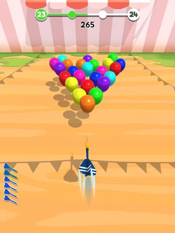 Изображение игры: Darts vs Balloons