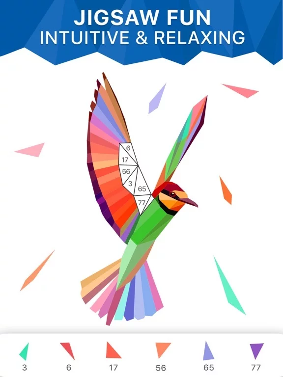 Изображение игры: MOSAIC Now - Low Poly Puzzles
