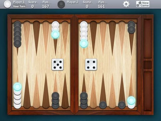 Изображение игры: Backgammon ▽▲