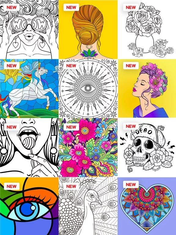 Изображение игры: No.Paint - Coloring Games