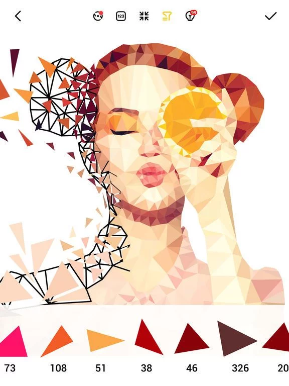 Изображение игры: LoPoly – Puzzle art game