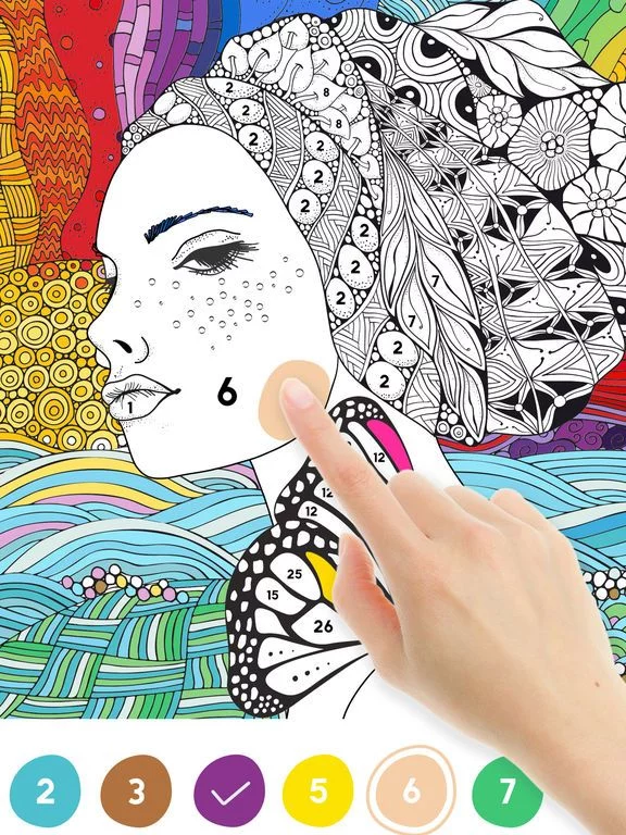 Изображение игры: No.Paint - Coloring Games