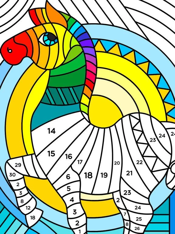 Изображение игры: No.Paint - Coloring Games
