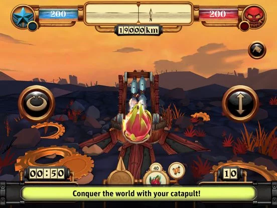 Изображение игры: Steampumpkins: Catapult Action