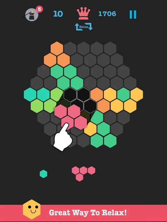 Изображение игры: Hexagon Fit: Block Puzzle Hexa