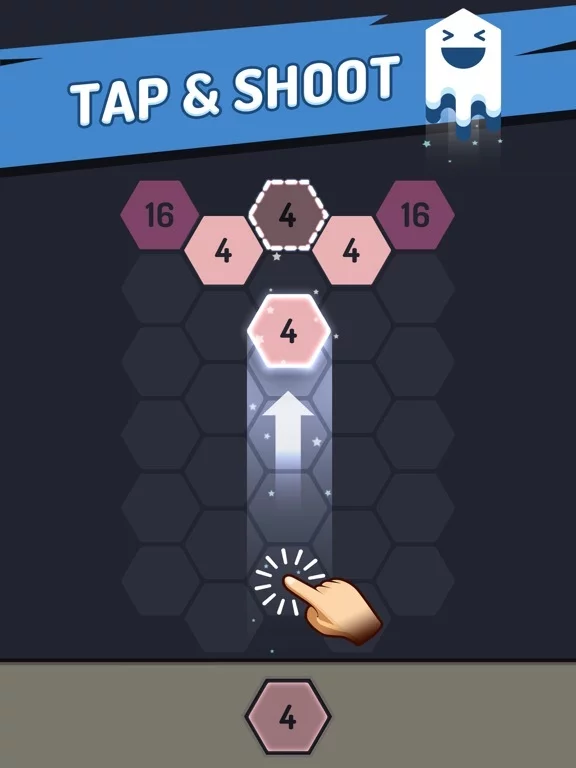 Изображение игры: Merge Hexagon Block: Hexa Pops